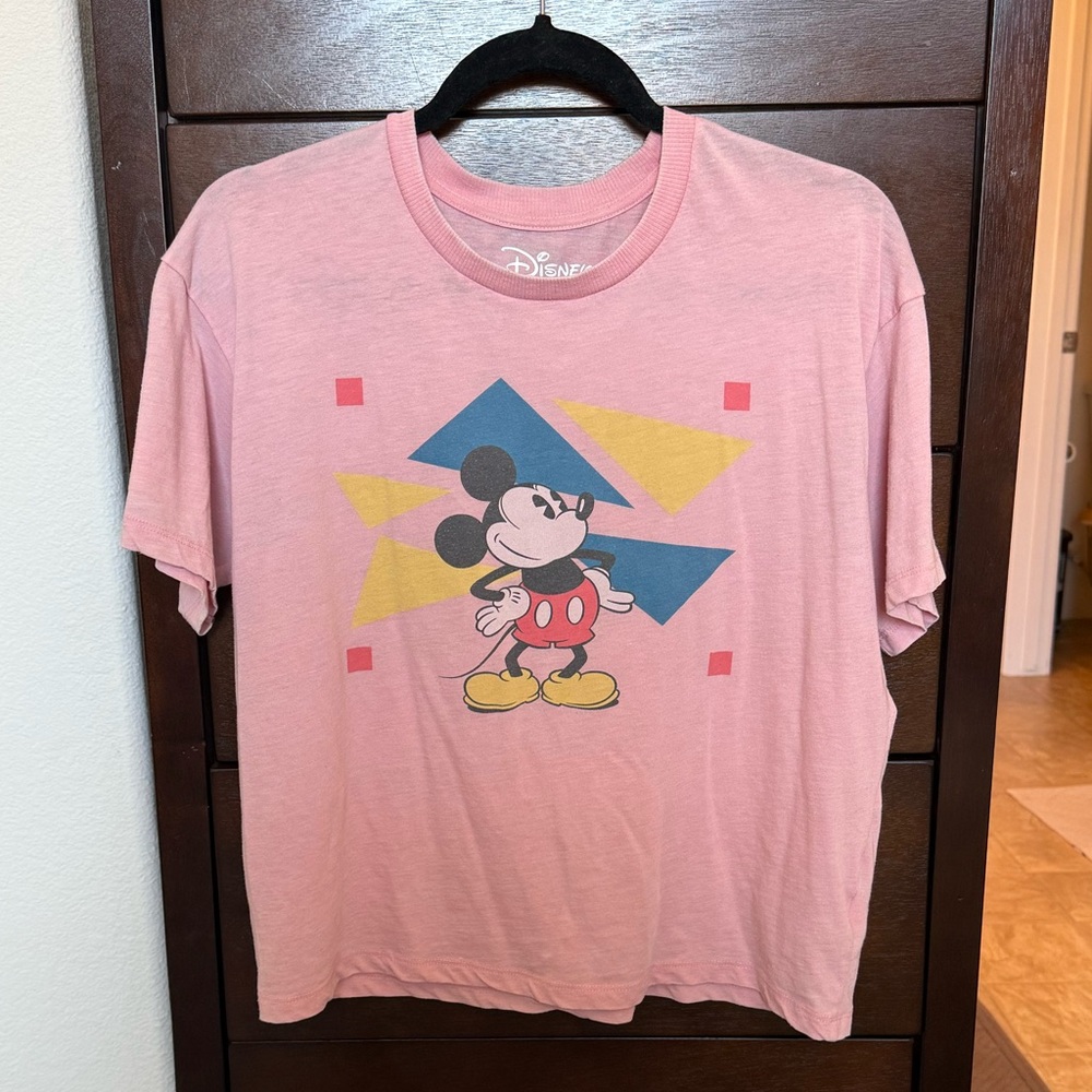 Disney x American Eagle Pink Mickey Graphic Tee